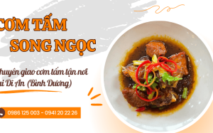 Giao cơm tấm tận nơi cho các công ty, khu công nghiệp, bệnh viện tại Dĩ An